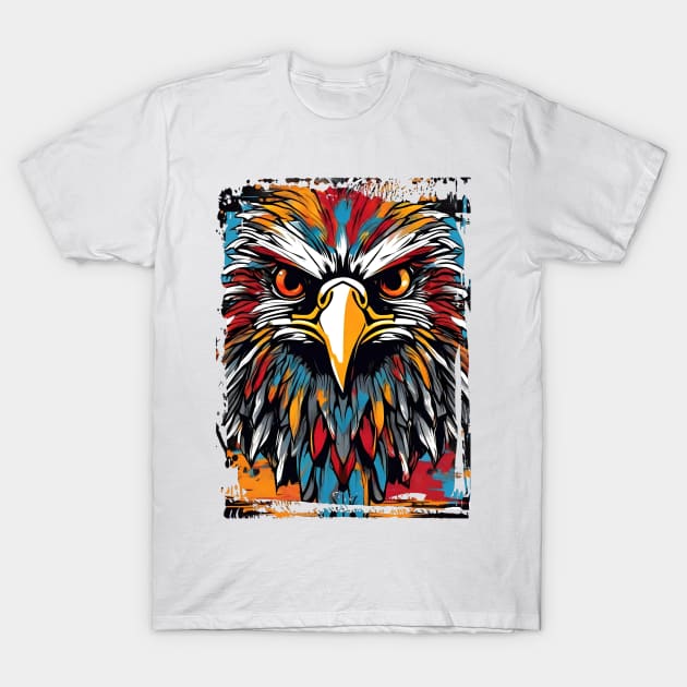 Eagle colorful T-Shirt by NekerArt